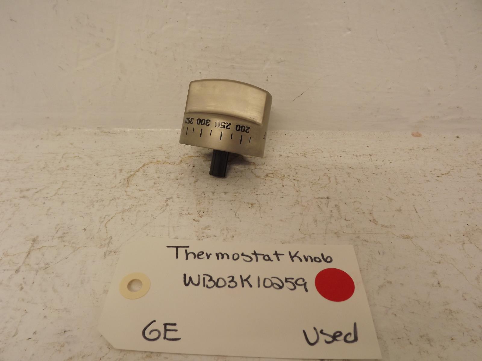 GE Range WB03X10259 Thermostat Knob Used GE Range WB03X10259 Thermostat Knob Used